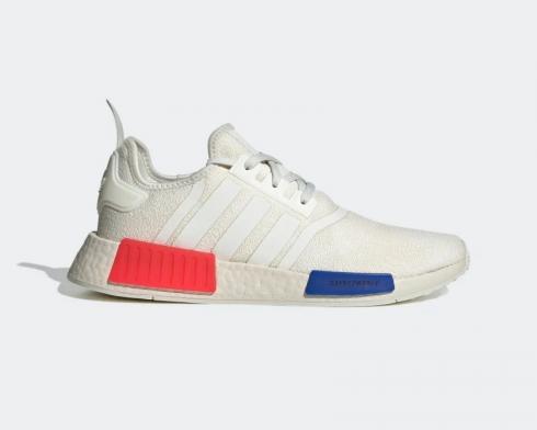 Adidas NMD R1 Cloud White Crystal White Lush Red FX4148