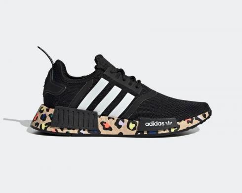 Adidas NMD R1 Leopard Core Black Cloud White Pale Nude GZ8024