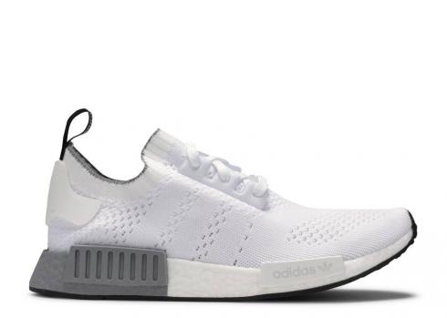 Adidas Nmd r1 Primeknit Two Tone Boost - White Running Three Grey EE5074