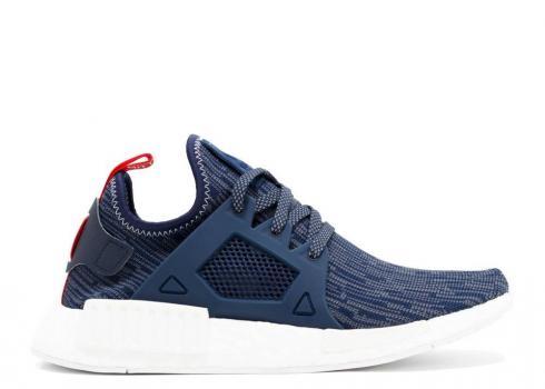 Adidas Womens Nmd xr1 Glitch Blue Vivid Collegiate Unity Navy Red BB3685