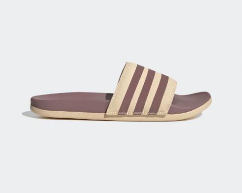 Adidas Adilette Comfort Slides Semi Pink Glow Victory Gold H03621