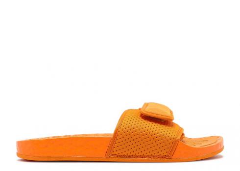 Adidas Pharrell X Boost Slides Bright Orange FV7261