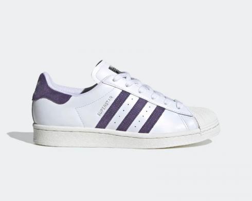 Adidas Superstar Cloud White Tech Purple Shoes FV3373