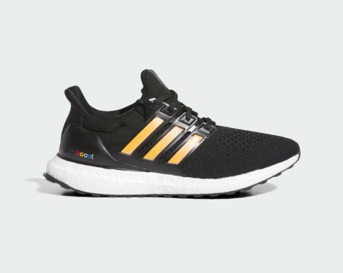 Adidas UltraBoost 1.0 Adicolor Core Black Team Colleg Gold 2 Cloud White ID0153