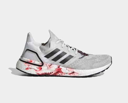 Adidas UltraBoost 20 Chinese New Year Grey Floral Red FW4314