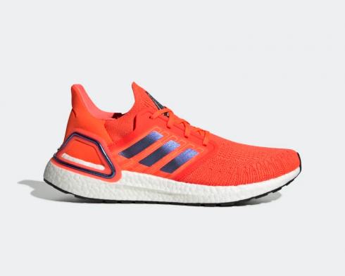 Adidas UltraBoost 20 ISS US National Lab Solar Red White FV8449