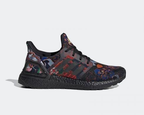 Adidas UltraBoost 20 Lunar New Year Core Black Collegiate Royal FX3602