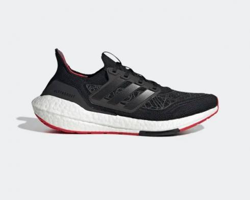 Adidas Ultra Boost 21 Lunar New Year Core Black Cloud White Scarlet GZ6073