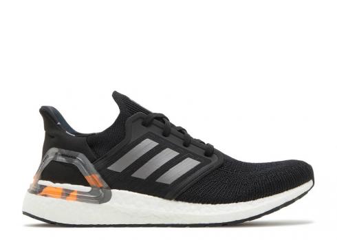 Adidas Ultraboost 20 Black Signal Orange Camo Light Grey H67280