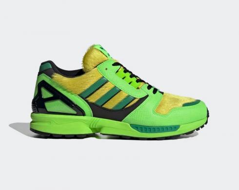 Atmos x Adidas Originals ZX 8000 Series G-SNK Solar Green Core Black FX8593