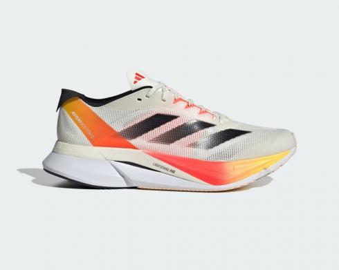 Adidas Adizero Boston 12 Ivory Pack Core Black Solar Red IG3320