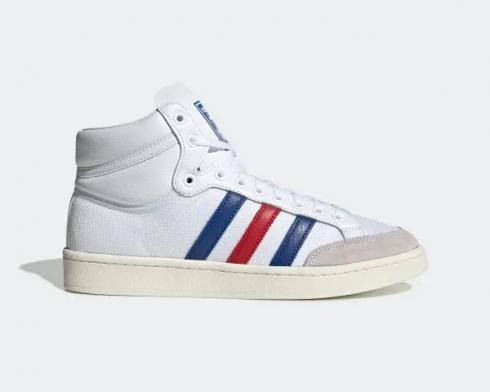 Adidas Americana High Cloud White Collegiate Royal Scarlet EF2803