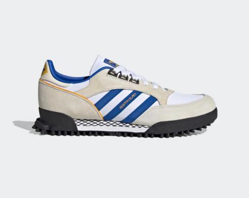 Adidas Boston Super X Marathon Cream White Blue Cloud White FY3659