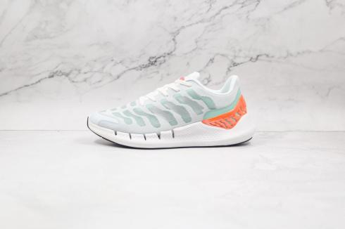 Adidas Climacool Boost Cloud White Greem Orange FW1229