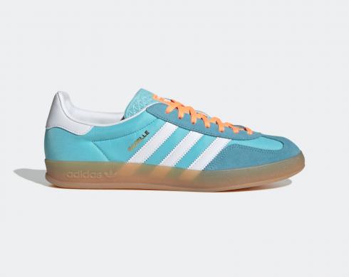 Adidas Gazelle Indoor Preloved Blue Footwear White Gum HQ9017