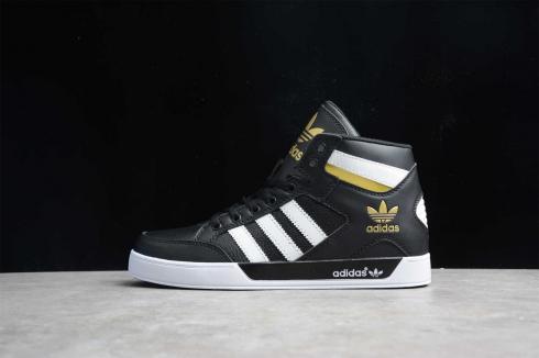 Adidas Hard Court High Core Black Gold Metallic Cloud White FV5327