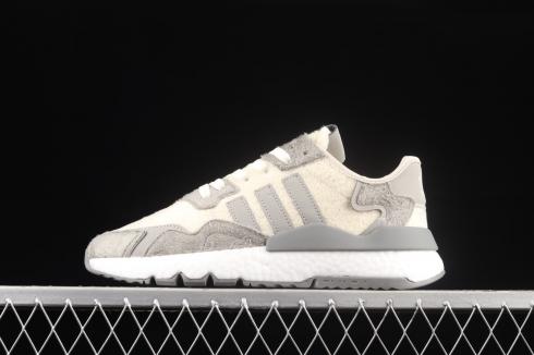 Adidas Nite Jogger 2019 Boost Light Grey Cloud White FX5577