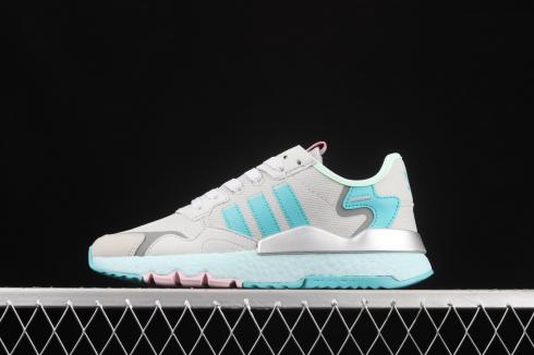 Adidas Nite Jogger Crystal White Mint Ton Halo Mint H01729