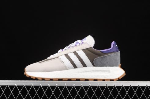 Adidas Racing 1 Boost Prototype Cloud White Purple Grey GY1034