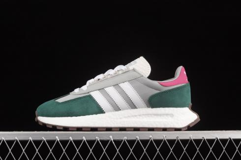 Adidas Retropy E5 Grey Two Cloud White Collegiate Green H03076