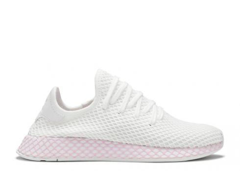 Adidas Womens Deerupt Cloud White Clear Lilac B37601