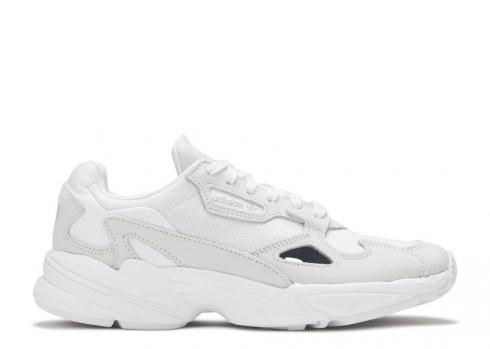 Adidas Womens Falcon Triple White Crystal Cloud B28128