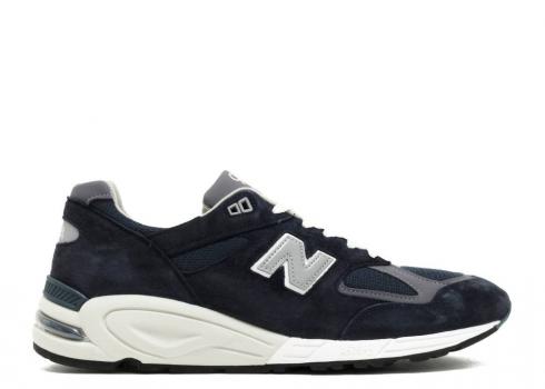 New Balance 990v2 Made In Usa Navy White Grey M990NV2