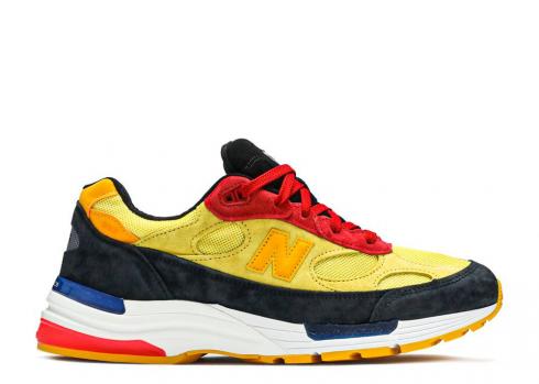 New Balance 992 Made In Usa Atomic Yellow Red Blue M992DM