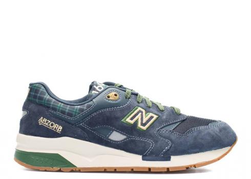 New Balance Womens 1600 Tartan Navy Green CW1600WN