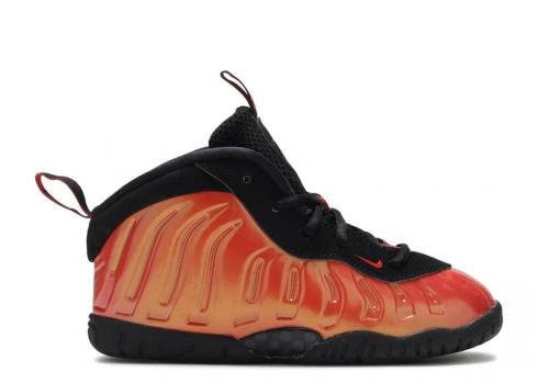 Nike Air Foamposite Td Habanero Black Red 723947-603