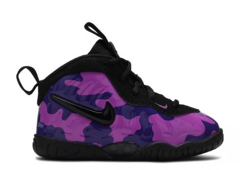 Nike Little Posite Pro Td Hyper Violet Purple Court Black 843769-012