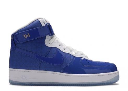 Nike Air Force 1 High 2004 Nba Finals Game Royal White CI9880-400