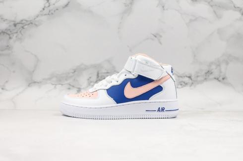 Womens Nike Air Force 1 High YOHOOD White Blue Pink 315186-001