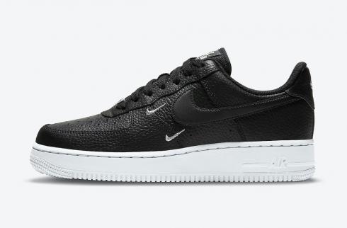 Nike Air Force 1 07 Essential Tumble Leather Black White CT1989-002