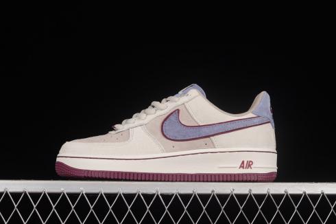 Nike Air Force 1 07 Low Rice White Purple Dark Red NT9988-618