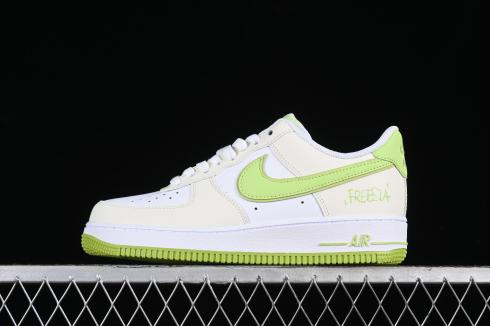 Nike Air Force 1 07 Low White Green Yellow YY2024-315