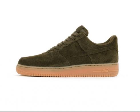 Nike Air Force 1'07 Suede Midnight Green Dark Loden Gum 749263-300