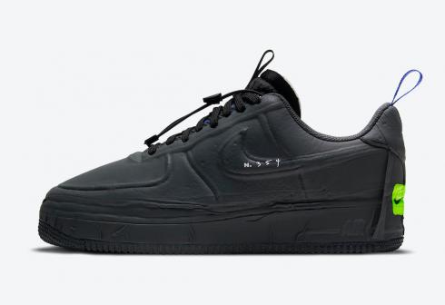 Nike Air Force 1 Experimental Black Anthracite Chile Red Hyper Royal CV1754-001