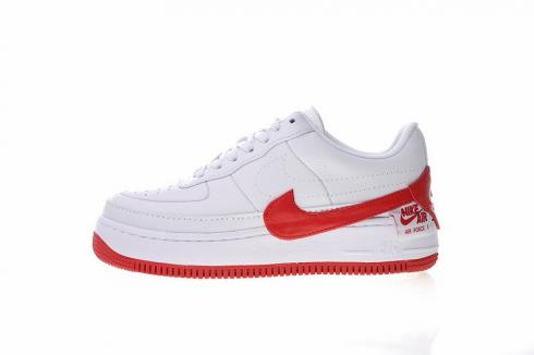 nike red white shoes