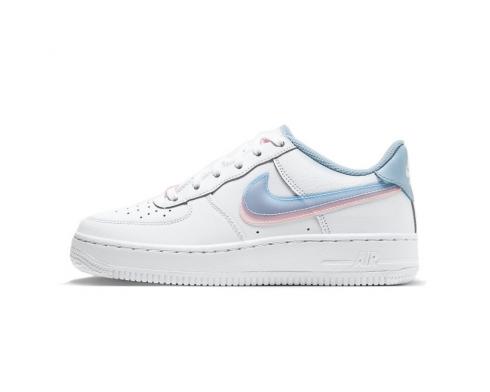 white air force 1 pink swoosh