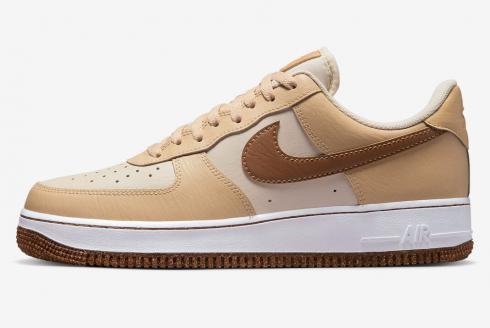 Nike Air Force 1 Low 07 LV8 Pearl White Sesame Yale Brown DQ7660-200