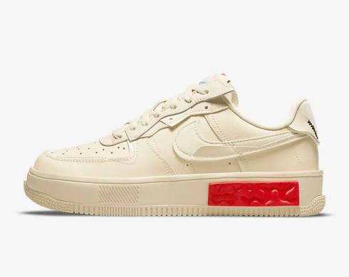 Nike Air Force 1 Low Fontanka Pearl White University Red DA7024-200