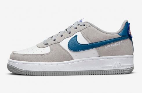 Nike Air Force 1 Low GS Athletic Club White Grey Blue DH9597-001