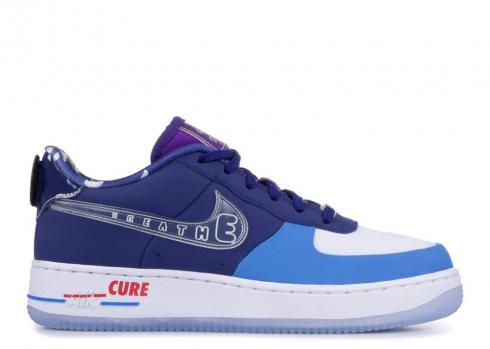 Nike Air Force 1 Low Gs Doernbecher 2018 Blue Purple Light Clear Royal Deep Voltage Photo BV7251-400