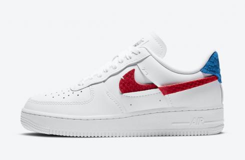 Nike Air Force 1 Low Vandalised Snakeskin White Red Blue DC1164-100