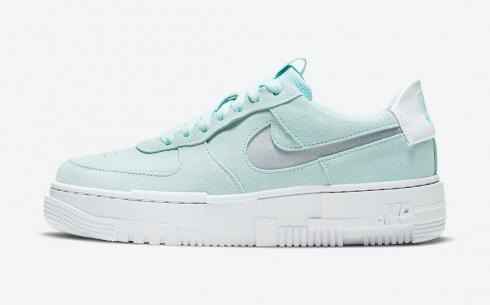 Nike Air Force 1 Pixel Glacier Blue Mint Green White Pure Platinum DH3855-400