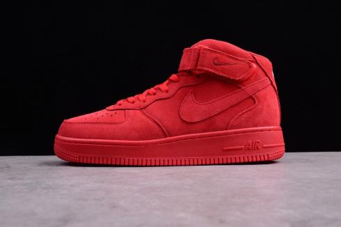 Nike Air Force 1 Mid Pure Red Glow 