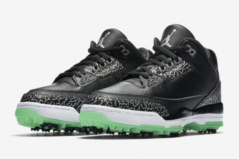 Air Jordan 3 Golf Green Glow Black AJ3783 001