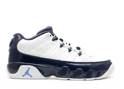 Air Jordan 9 Retro Low Gs Pearl White Bule 304156-142