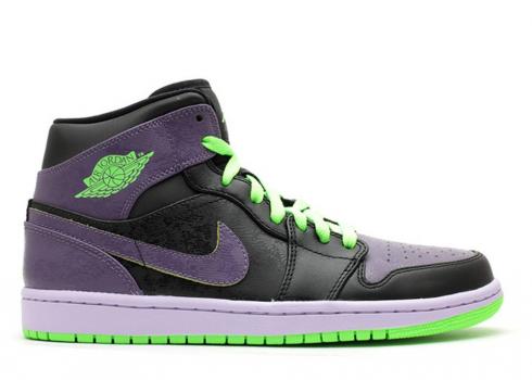 Air Jordan 1 Retro Joker Electric Purple Canyon Green Pure Violet Black 136065-021